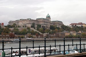 王宮とドナウ川