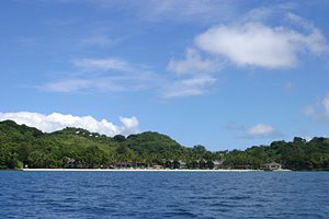 海から見た楽園