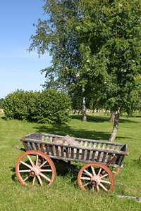荷運びの車（ポートレート）
