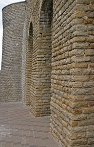 セーター街近くの壁