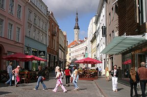 旧市街の大通り