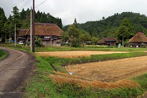 茅葺きの米どころ
