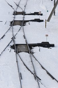 右のレール？左のレール？