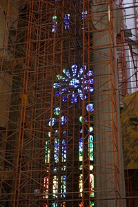 ステンドグラスと囲い