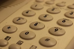テレホンボタン