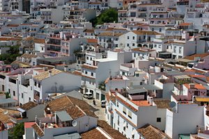 白壁の町並みズーム